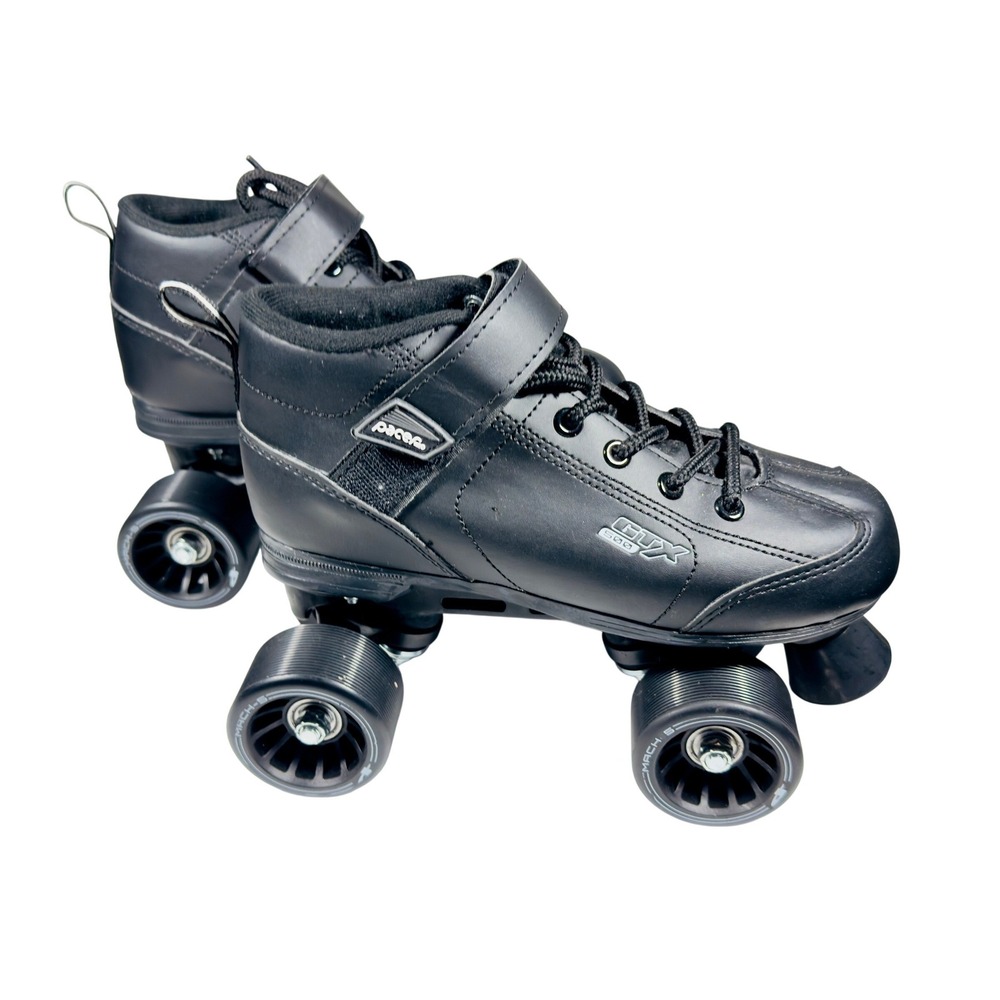 Pacer GTX 500 Black Quad Roller Skates Size 5 Youth Adult‎ Adjustable